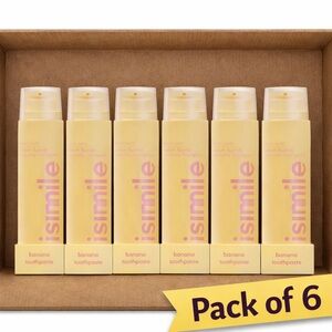 Hismile Banana Toothpaste, 2.1 oz. | Pack of 6 | NEW & SEALED